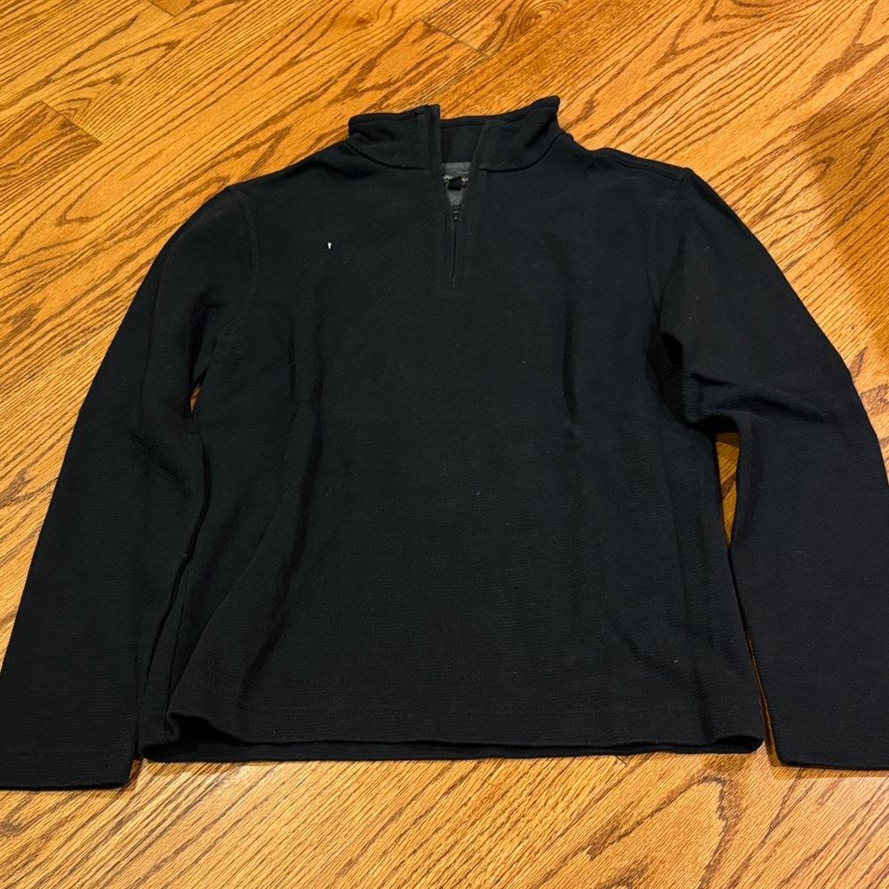 Banana Republic Woman’s Black Quarter Zip Sweater Size S